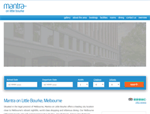 Tablet Screenshot of mantraonlittlebourke.com.au